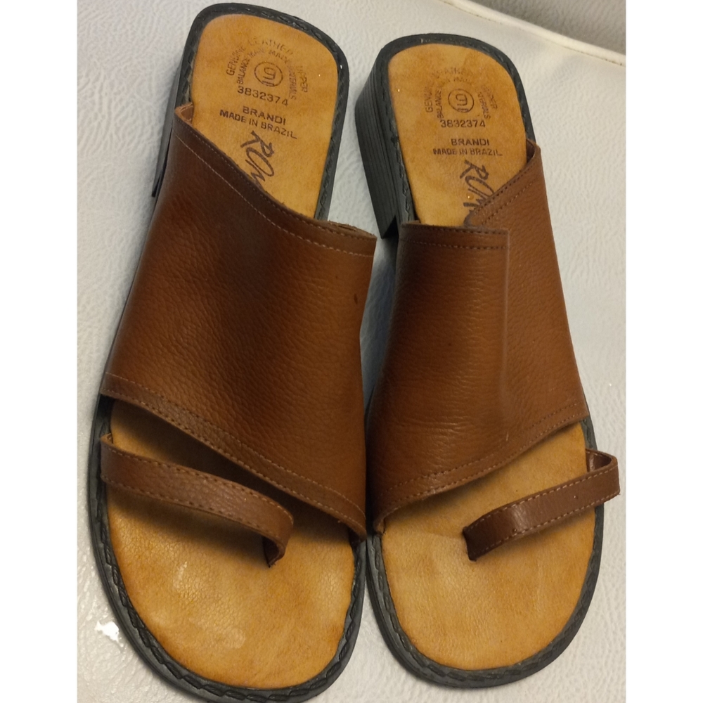 ROMANO Brandi leather women's  Sandal l Size 9